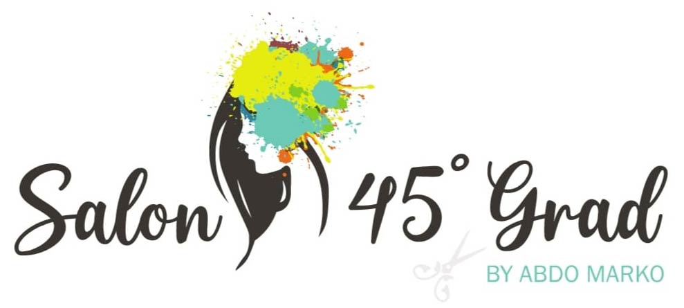 „Salon 45° Marko Abdo e.K.“-Logo, zur Startseite